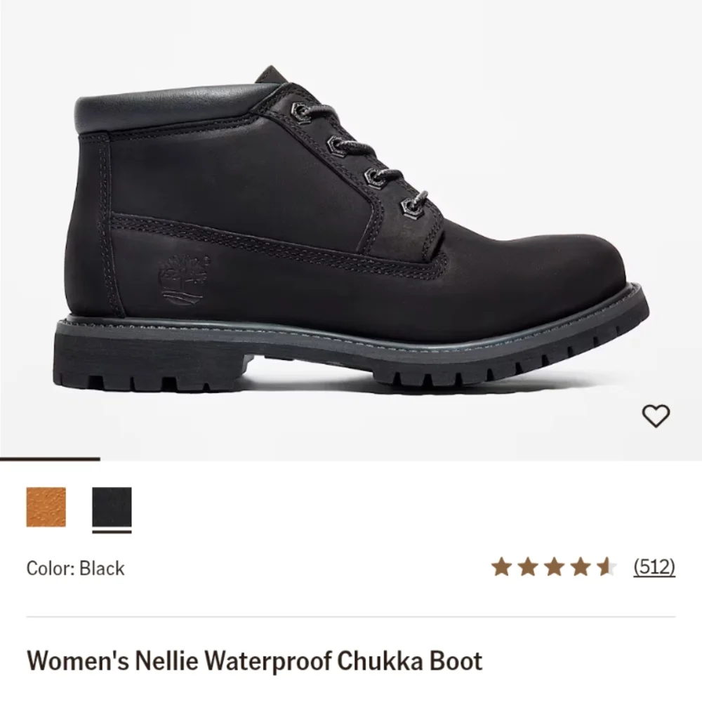 Timberland Women's Nellie Waterproof Chukka Boot - Black - Picture 1 of 7